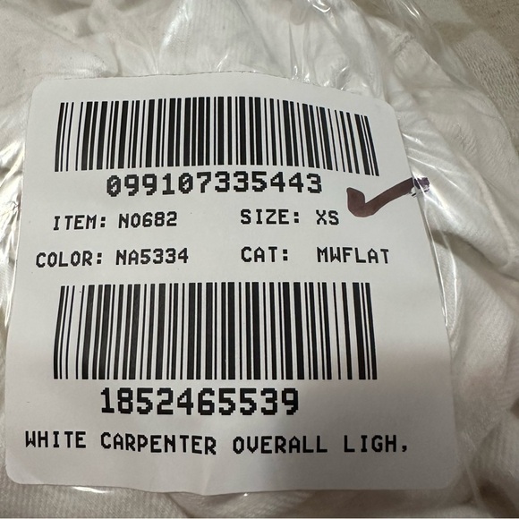 Madewell lighthouse Denim Oversized Carpenter Overalls - Picture 6 of 6